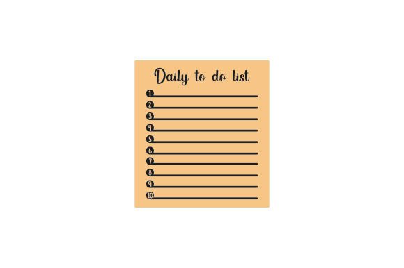 Download Daily to Do List Template - To do list Collection