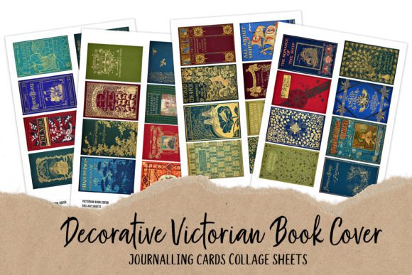 Download Vintage Victorian Book Covers ATC Cards - Cover Collection