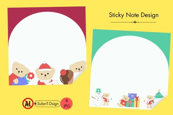 Download Christmas Sticky Note Background (8 JPG) - Christmas sticky note Collection
