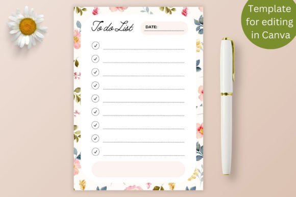 Download To Do List – Canva Template PDF - To do list Collection