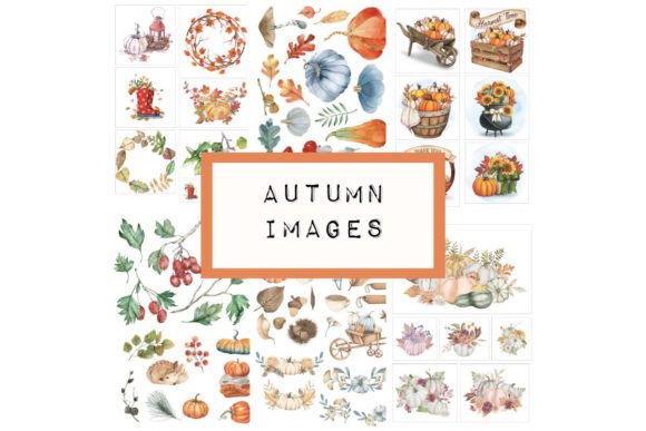 Download Autumn Images for All Paper Crafting - Premium Bundle