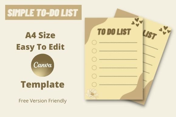 Download Aesthetic to Do List Template for Canva - To do list Collection