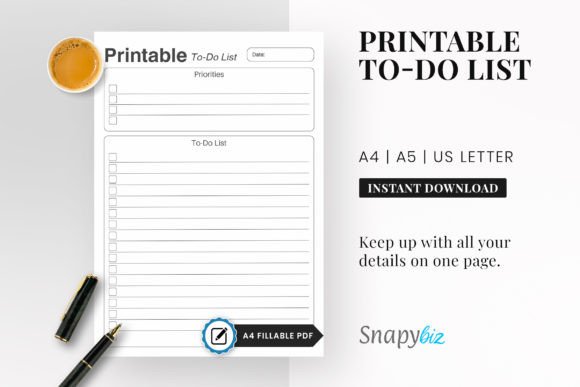 Download To Do List Printable Planner Pdf - To do list Collection