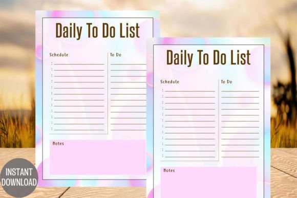 Download Printable Daily to Do List Template PDF - To do list Collection