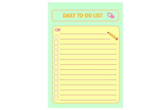 Download DAILY to DO LIST TEMPLATE - To do list Collection