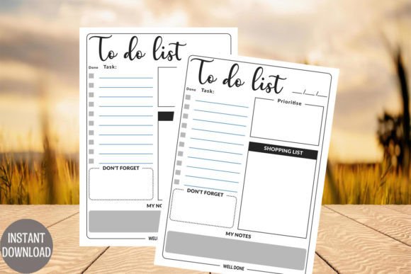 Download Classic to Do List Template Printable - To do list Collection
