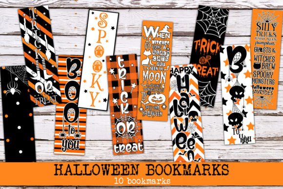 Download Fall and Halloween Bookmarks - Premium Resources